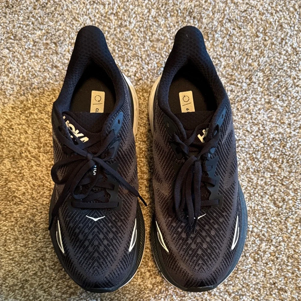 Hoka Women's Shoes in Black and White - Picture 3 of 4